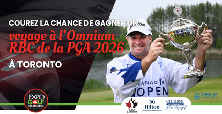 Concours de putting : voyage au tournoi de la PGA RBC Open 2026 à Toronto !