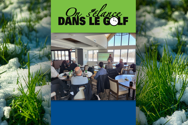 On s’élance dans le golf