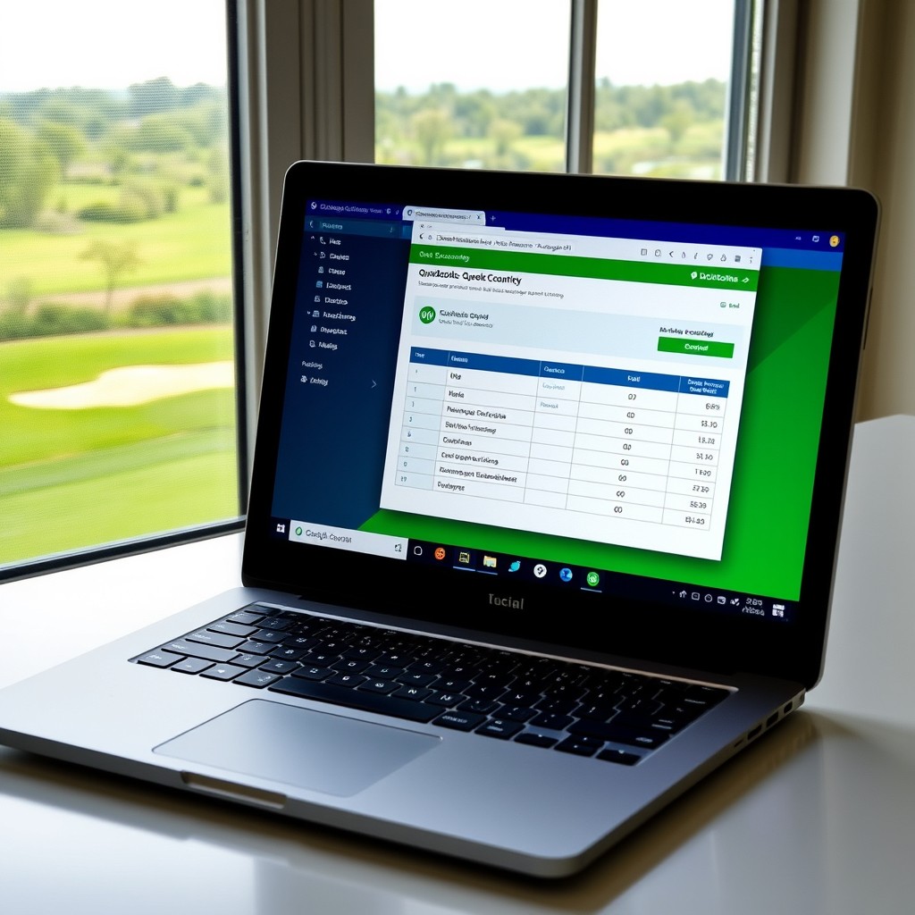 The Profit Line on a computer screen